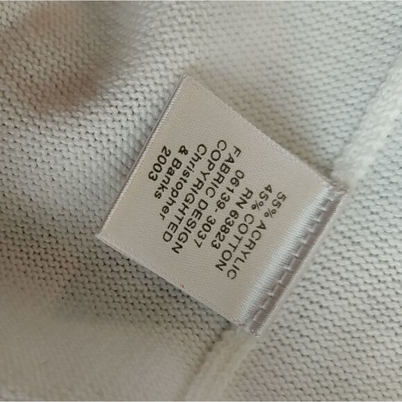 Embroidered red white & blue retro cardigan med - Picture 10 of 11